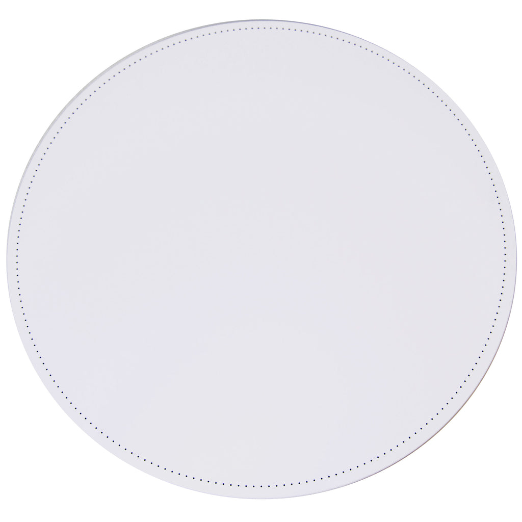 Circular string art template with evenly spaced guide marks for nail placement
